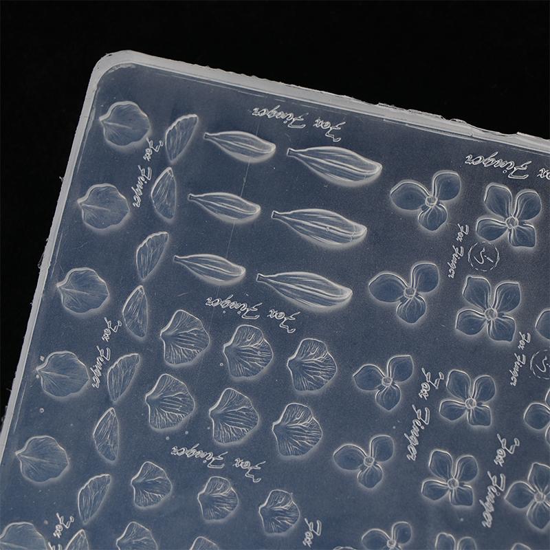 3D Silicone Flower Nail Carving Mold Butterfly Stamping Plate Nails Stencils Blossom Nail Template Thin And Washable
