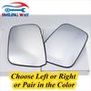 Left or Right Heated Rearview Door Side Wing Mirror Glass with Backing Plate For Nissan Pathfinder R51 & Navara D40 2005-2013
