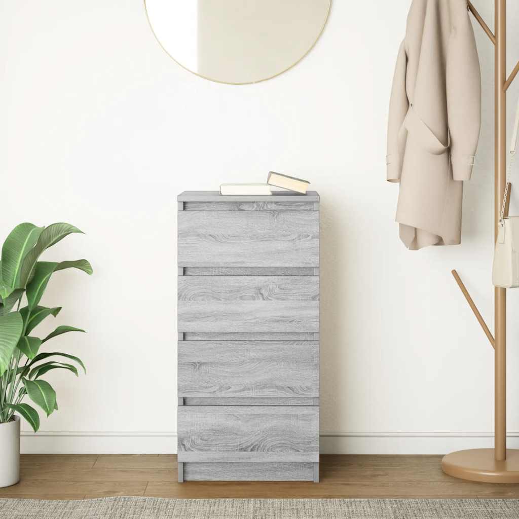 Sideboard Gray Sonoma 37.5 x 35 x 76 cm Particleboard