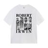 Klassisches Robert Irwin Wildlife Zoo Grafik T-Shirt Herren Vintage Mode Kurzarm T-Shirts Mann 100% Baumwolle T-Shirt Streetwear