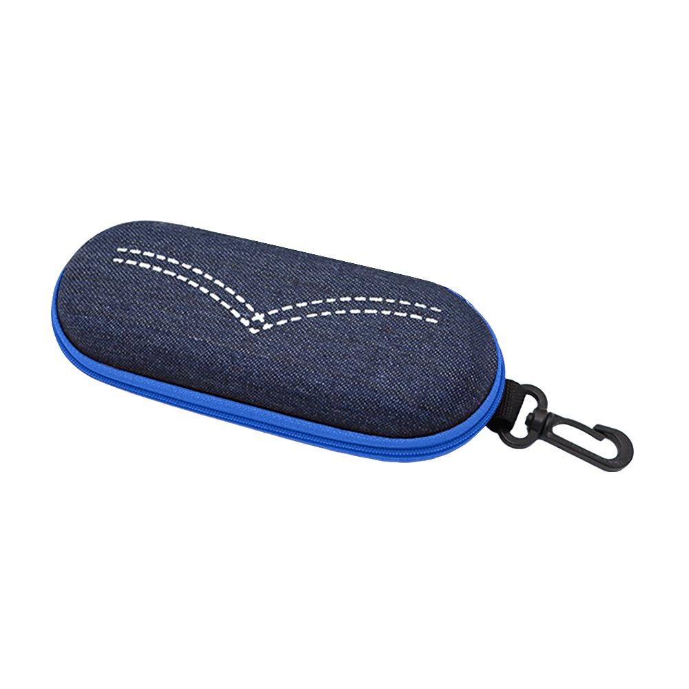 EVA Zipper Eyeglasses Case Anti-pressure Colorful Sunglasses Hard Case with Hook Glasses Protective Cover Glasses Accessories