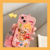 Funny Bear Cute Animals Shockproof Phone Case For Iphone 11 12 13 Pro Max X Xr Xs Max Transparent Cartoon Soft Back Cover Case