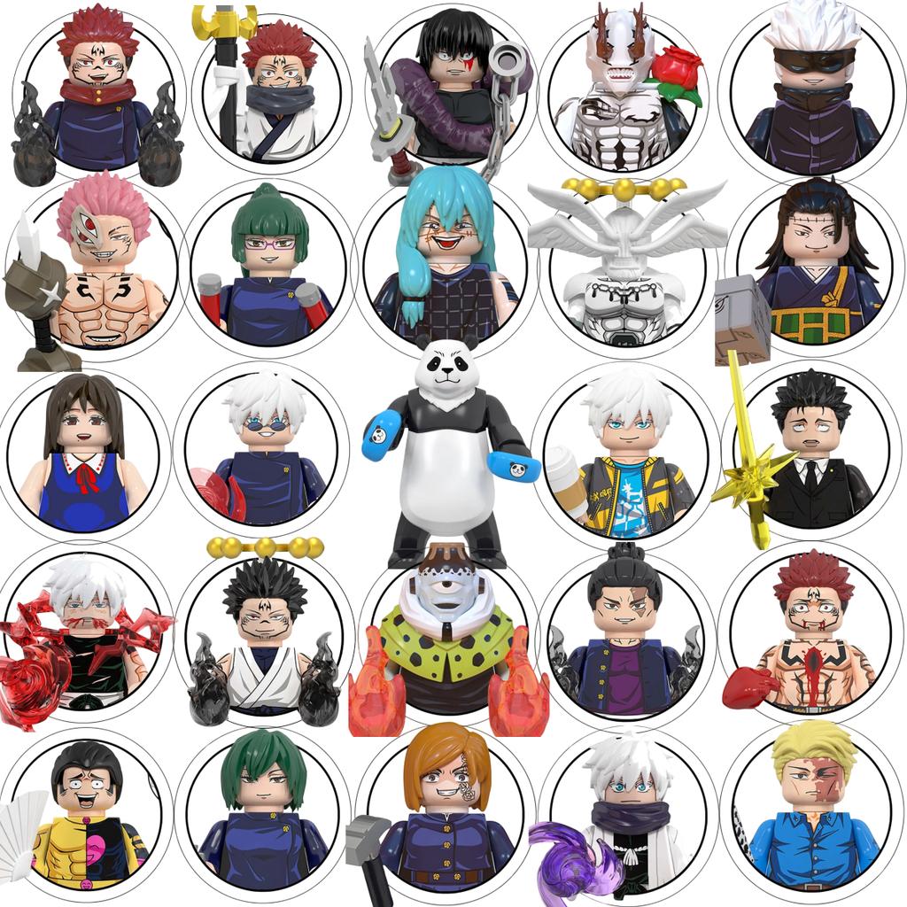 WM6139 WM6140 WM6149 WM6202 WM6201 Jujutsu Kaisen Building Blocks Mini Action Figure Itadori Yuji Gojo Satoru Ryomen Gifts Toys