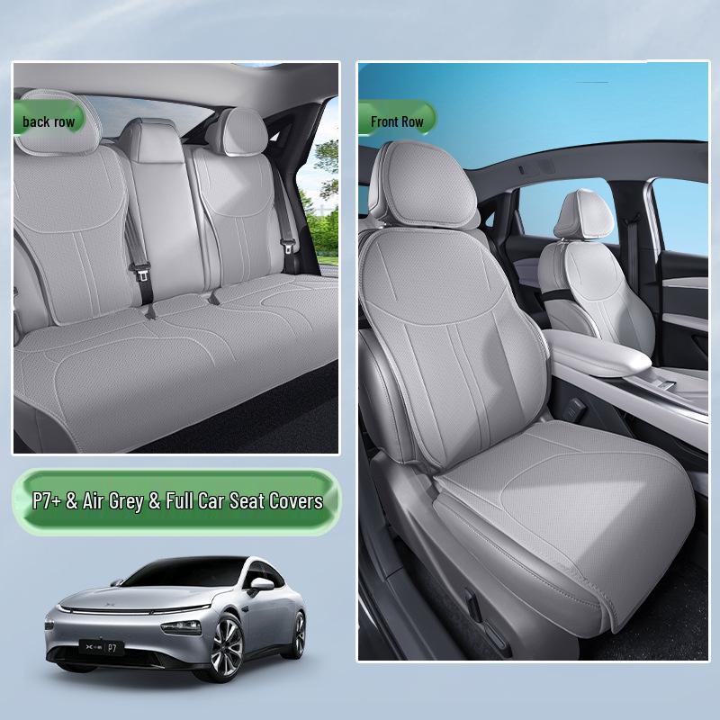 XPeng M03/P7/P7+/G6/G7 All-Season Napa Leather Seat Cushion Cover