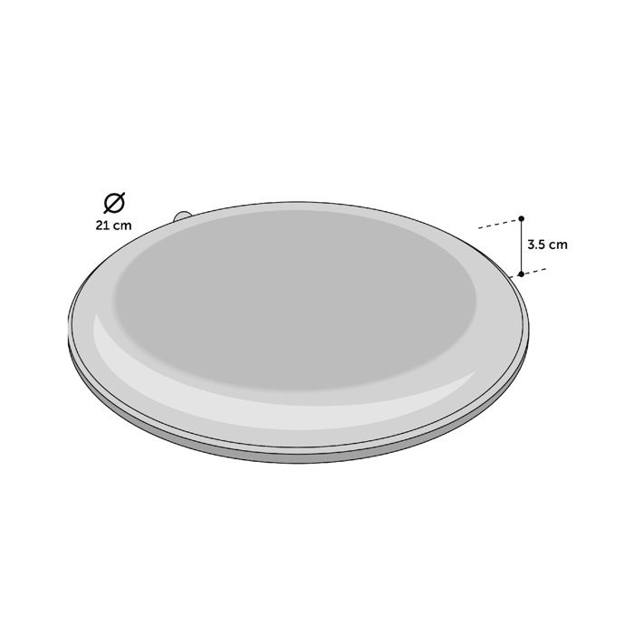 Disque rafraichissant pour rongeurs 21 cm Aleska bleu