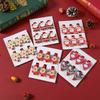 6PCS/SET Popular Christmas cartoon wooden clip with cute and exquisite decoration atmosphere