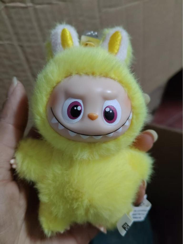 In Stock: Fast Shipping Fabric Doll Keychain with Vinyl Face - Blind Box Plush Figure