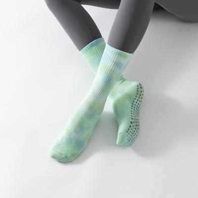 Tie-dye Non-slip Sweat-absorbent Yoga Pilates Aerobics Dance Socks