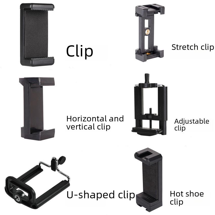 

Desktop Dual-Clip Holder for Phones and Live Streaming