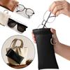 Automatic Closed Sunglasses Case PU Leather Glasses Storage Bag Waterproof Glasses Protective Cover Eyewear Storage Bag