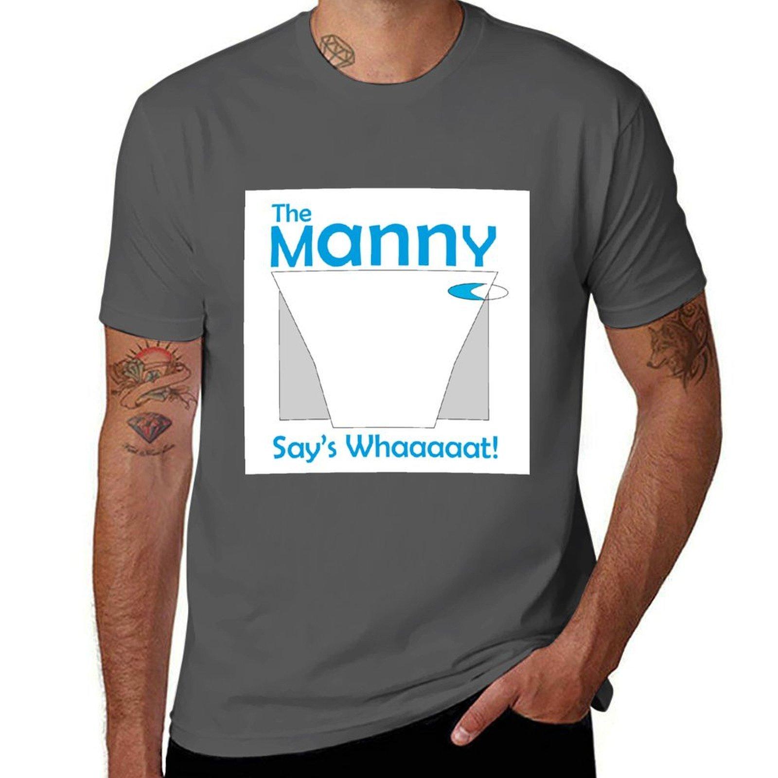 

THIS IS US The Manny Says Whaaat design Kevin Pearson TShirt Soft Lightweight Cotton TShirt 4XL