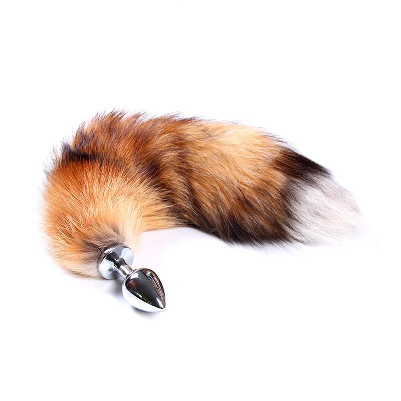 Fox Tails Anal Plug Metal Anal Sex Toys Butt Plug Sex Games Role Play Cosplay Toys Drop Shipping