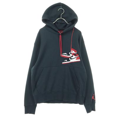 Long Sleeve Sweatshirts S Black Shoulder Bag AJ1 Men's Used