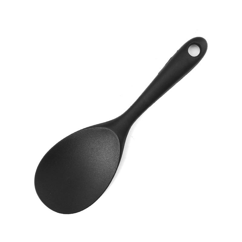 Silicone Non-stick Kitchen Baking Utensils Set: High-Temperature Brush, Scraper, Ladle, Slotted Spoon