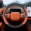 For Toyota bZ3X 2026 2026 Ultrathin Leather Steering Wheel Cover Breathable Car Interior Handle Covers Auto Accessories