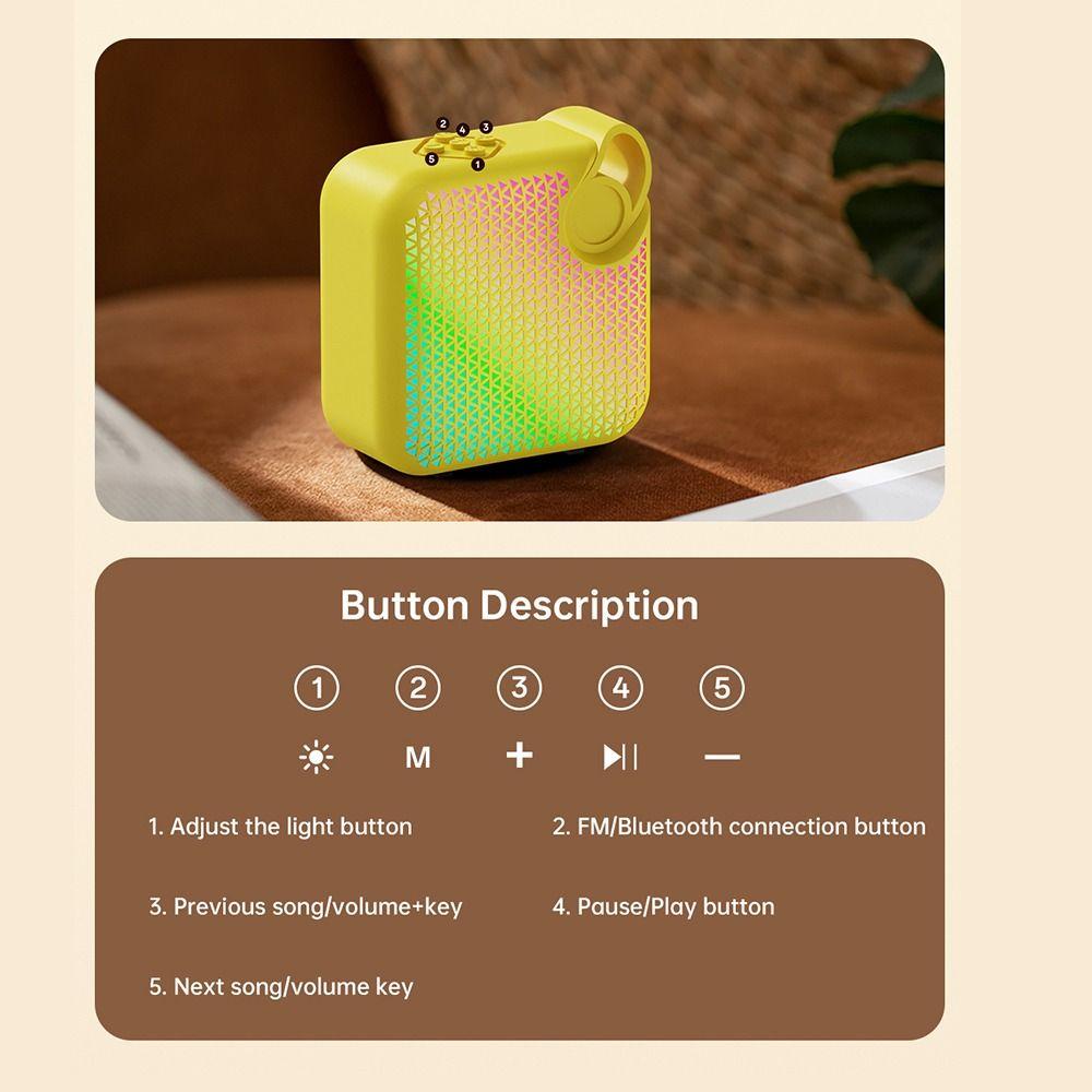 Stereo Sound Subwoofer Bluetooth Speaker Mini Portable Music Player Wireless Sound Box Gifts