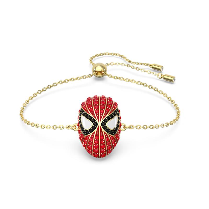 Swarovski Fashionable Spider-Man © MARVEL gold-tone bracelet for men 5650873 золотой