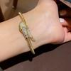 Little Snake Adjustable Opening Bracelet, Light Luxury, High-end, Niche Bracelet, Trendy and Versatile