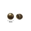 High Quality Mini DIY Doll Ultra-small Buckle Solid Round Buttons Belt Buckles 1/6 Dolls Clothing
