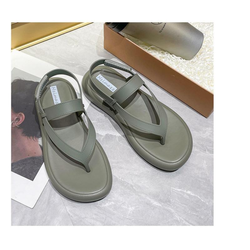 Sandalet kadın modelleri yaz dış giyim düz topuk yumuşak taban yaz dış giyim düz renk