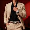 Ceinture Automatique pour Homme en Cuir Véritable - Tendance Cuir de Vachette Haut de Gamme