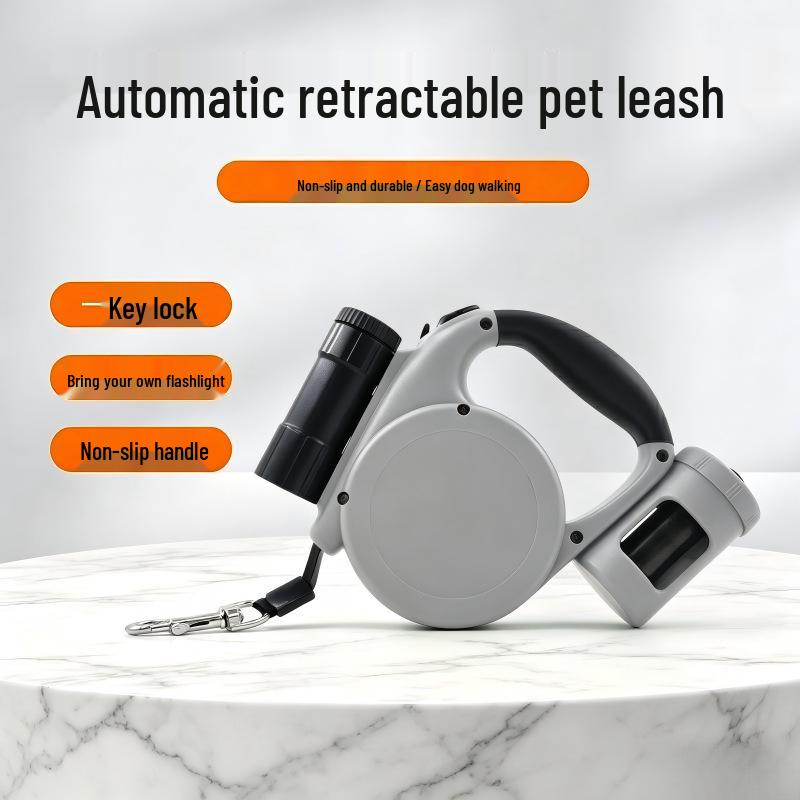 5m Retractable Multifunctional Dog Leash - Portable & Automatic