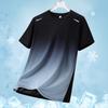 Round Neck Short-sleeved T-shirt For Men Casual Breathable Half-sleeved T-shirt Color Block T-shirt
