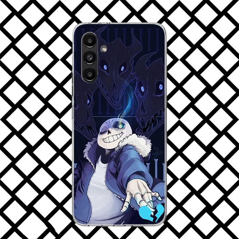U-Undertale Sans Doggo Phone Case for Samsung Galaxy A17 A37 A57 A16 A26 A36 A56 A15 A25 A35 A55 A14 A24 A34 A54 A13 A23 A33 A53