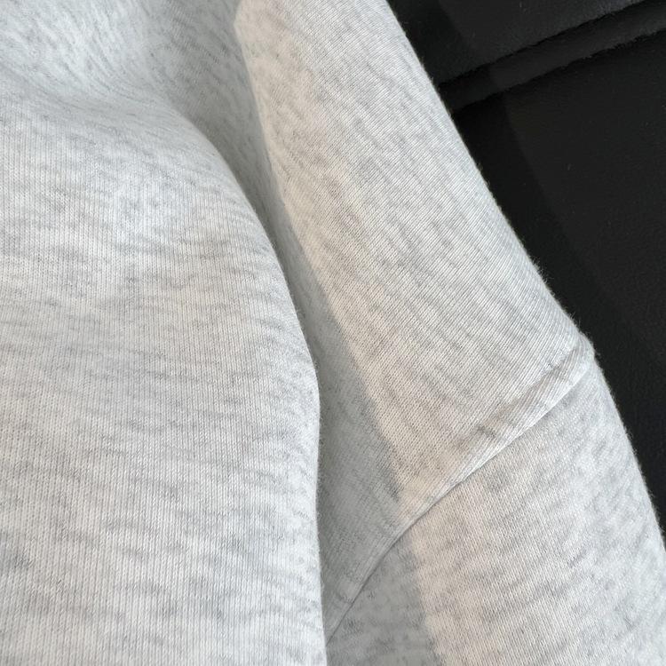 Sudaderas de Terciopelo Bordado Pesado para Mujer - Gruesas, Moda Urbana para Primavera, Otoño e Invierno. Ajuste Holgado para Parejas.