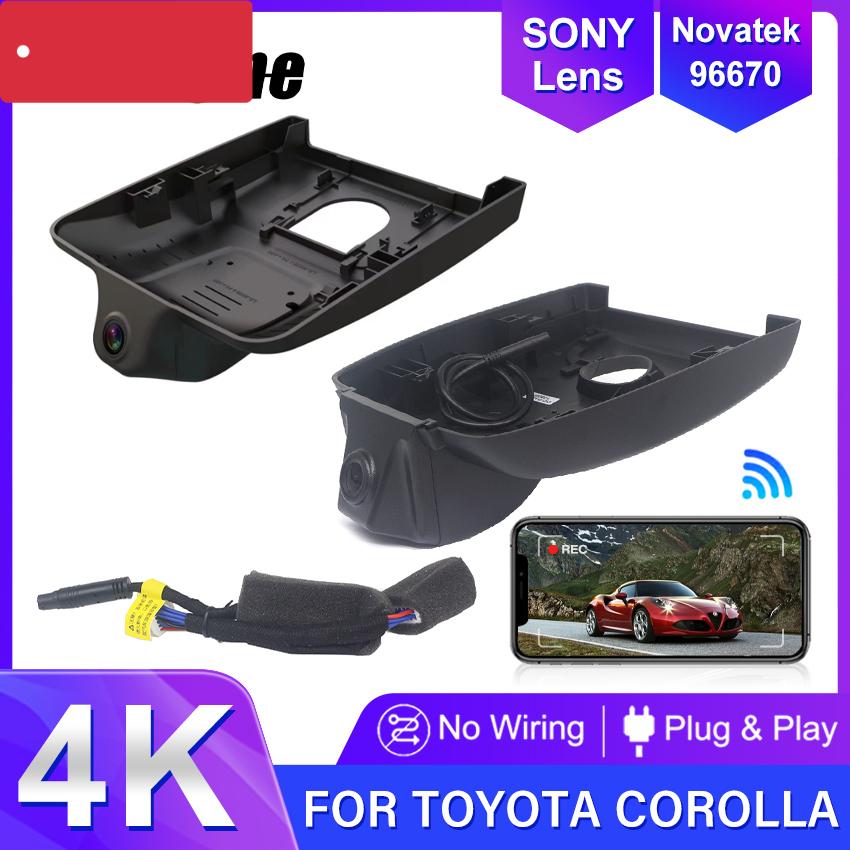 

Plug and play Dash Cam For Toyota Corolla Hybrid 2019 2020 2021 2022 2023 2024 Hatch & Hatchback & Sedan Car DVR 4K UHD DashCam