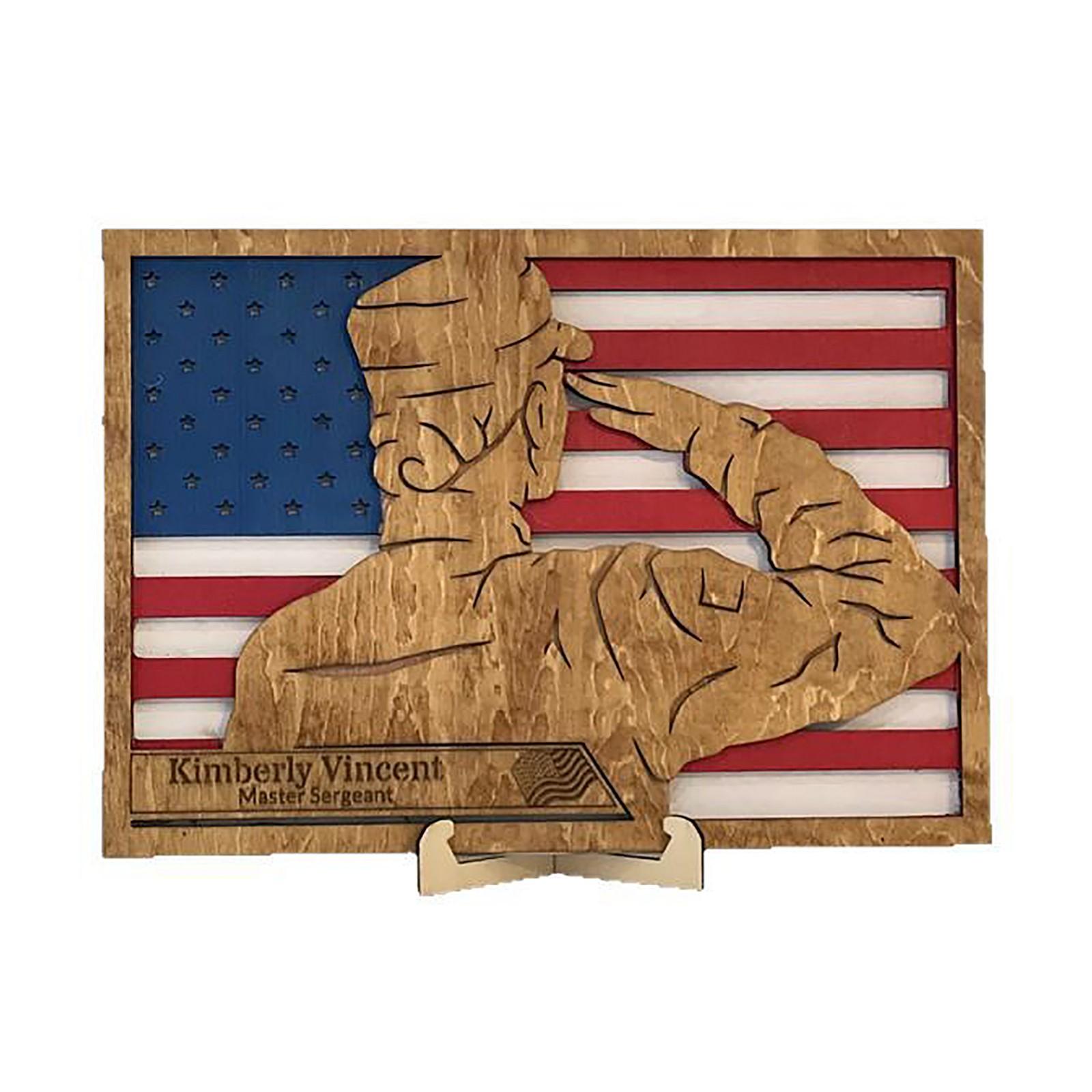 

Украшения ко Дню независимости для мемориальных деревянных изделий для солдат, макетов сцен, украшений, украшений для гостиной One Size