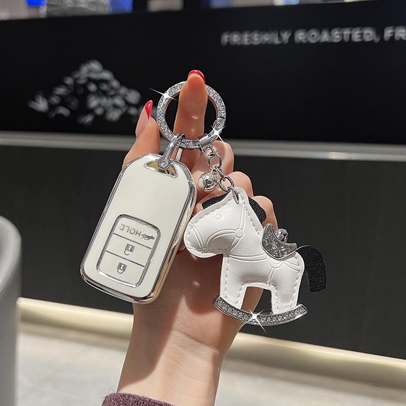 Compatible Honda Key Case for Accord, CR-V, Civic (10th Gen), Fit, Lingpai, URV, Guandao, Haoying.