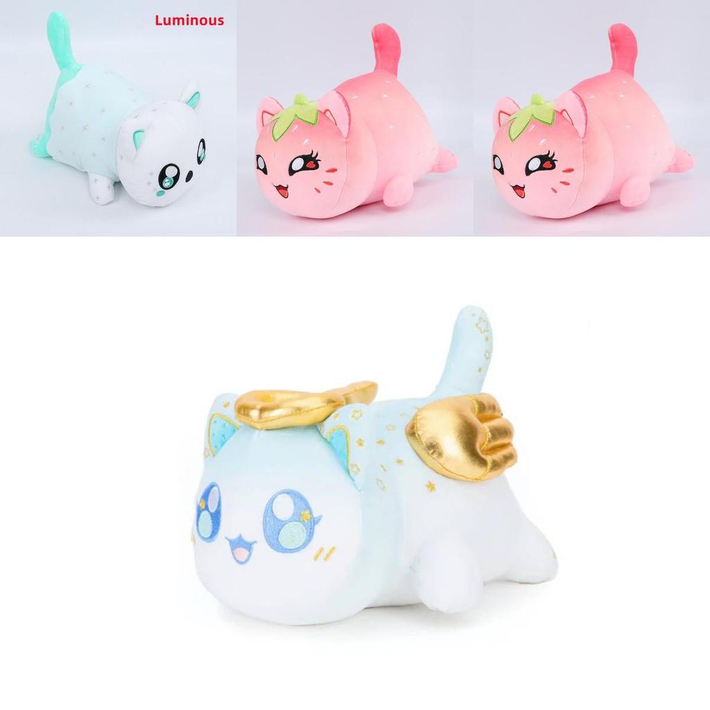 Cute Aphmau Cat Plush Toy Soft And Luminous Stuffed Pillow For Fans Collectors And Kids