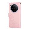 For Oppo Find X8 5G Case Rose Flower PU Leather Wallet Phone Cover with 3 Card Slots/Wrist Strap