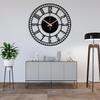 Metal Wall Clock for Living Room, Bedroom, Office, Hall | Antique Fancy Big Size Modern Wall Watch for Home Décor | Battery Operated Clock