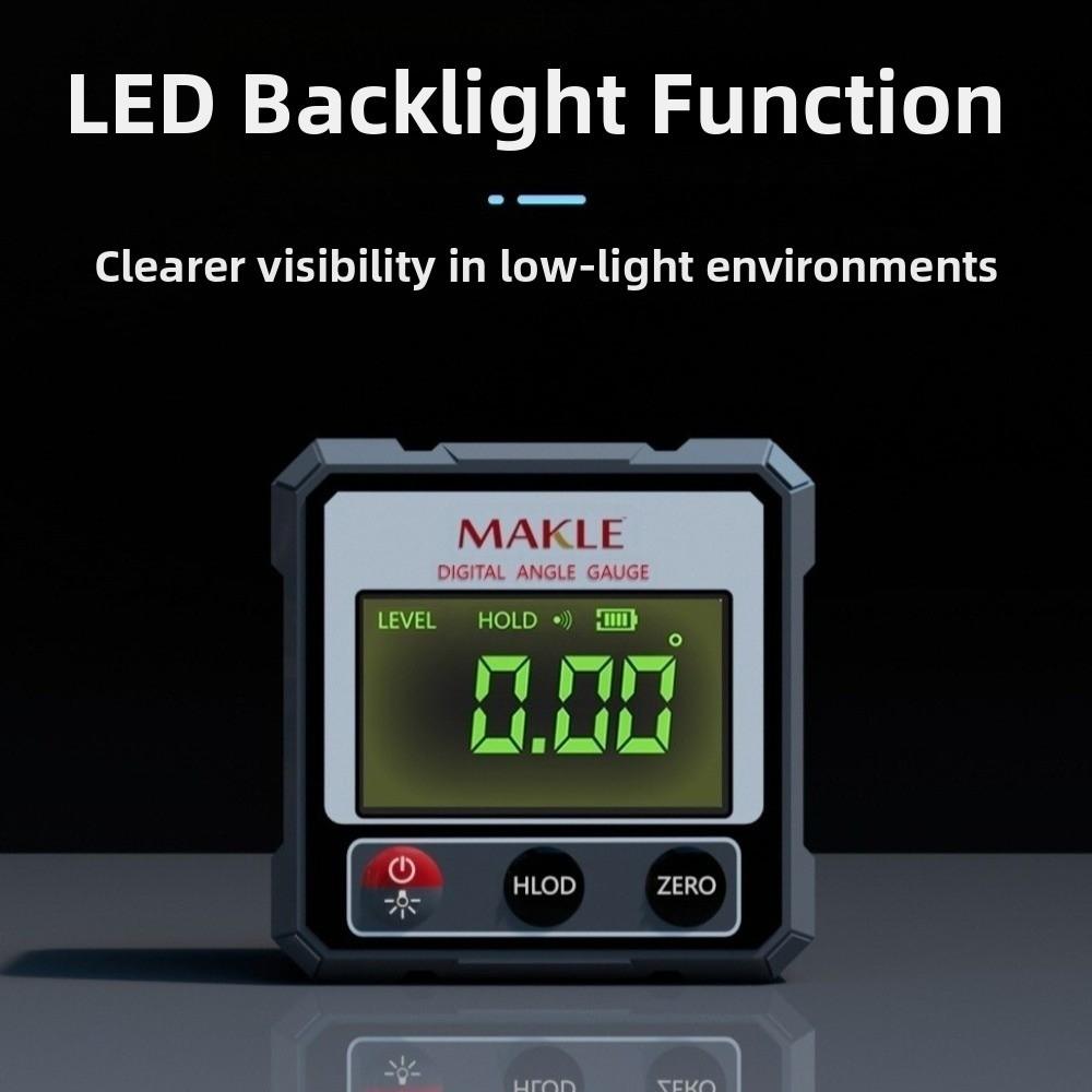 2-side Laser Inclinometer Goniometer Laser Level Ruler  for Construction Engineering
