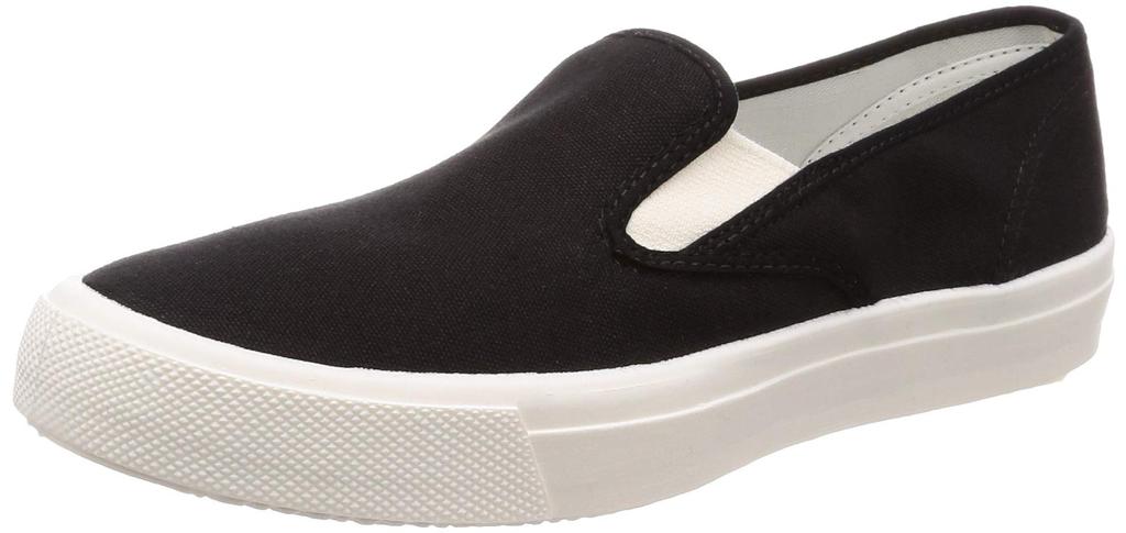 Moonstar Venture Sneakers Made In Side and Size 2E 15, Japan, Gore, Slip-On, Lightweight, Men's Women's, Black, 22.0 Cm,