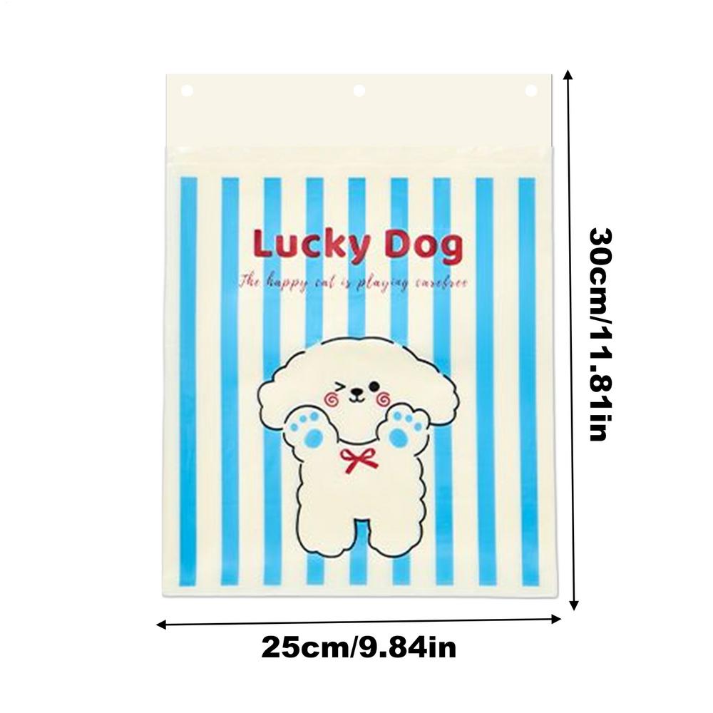 

Portable Car Trash Bag 20 Pieces Back Seat Trash Bags With Dog Design Hanging Garbage Bin Leak-Proof Waste Pouch