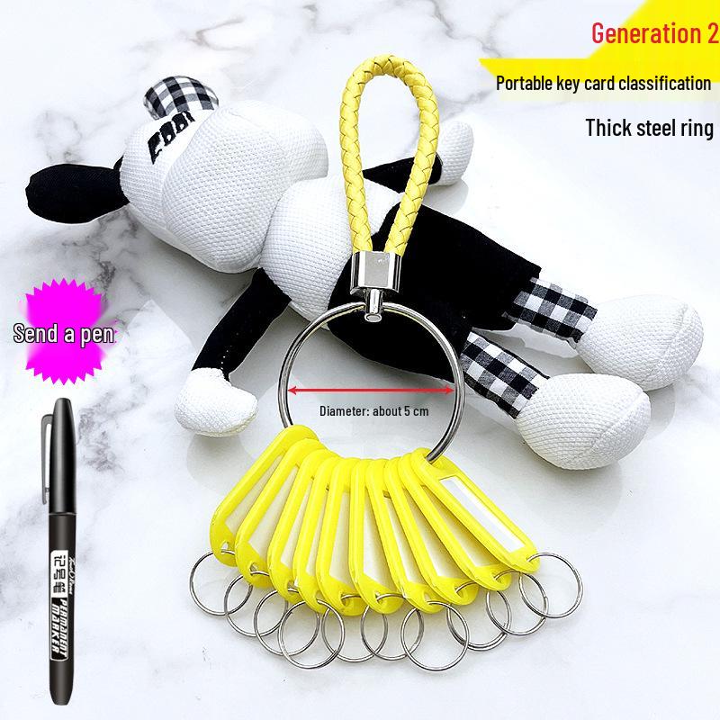 Landlord Rental Key Disk - Warehouse, Dormitory, Hotel Key Chain & Storage Management Marker