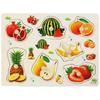 Wooden 3D Educational Grasping Board & Puzzle for Children: Animal & Fruit Theme Cognitive Toy