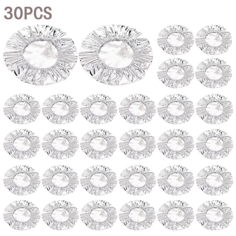 Repeatable Aluminum Foil Insulation Covers Food Cover Elastic Plastic Shower Cap Storage Bag Kitchen Organizer Cling Film