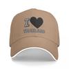 I Love Thailand Baseball Caps Snapback Baseball Hats Breathable Casual Casquette Outdoor Unisex