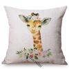Nordic Animals Koala Duckling Bunny Pillow Case Cute Birthday Gift Kid'S Room Sofa Decoration Car Linen Cushion Cover Cojines