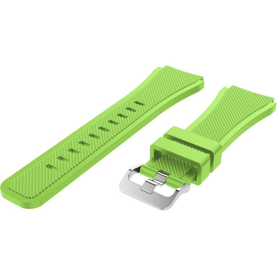 Universal Silicone Strap 22mm, Lime Green