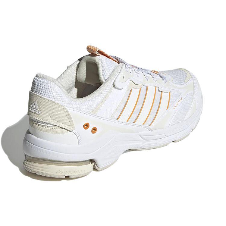 Adidas Spiritain 2000 Comfortable Fabric Leather Durable Low-Top Casual Running Shoes Unisex Sneakers White Orange HP2634