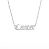 Collana con Ciondolo Zodiacale in Acciaio Inossidabile Dodici Costellazioni