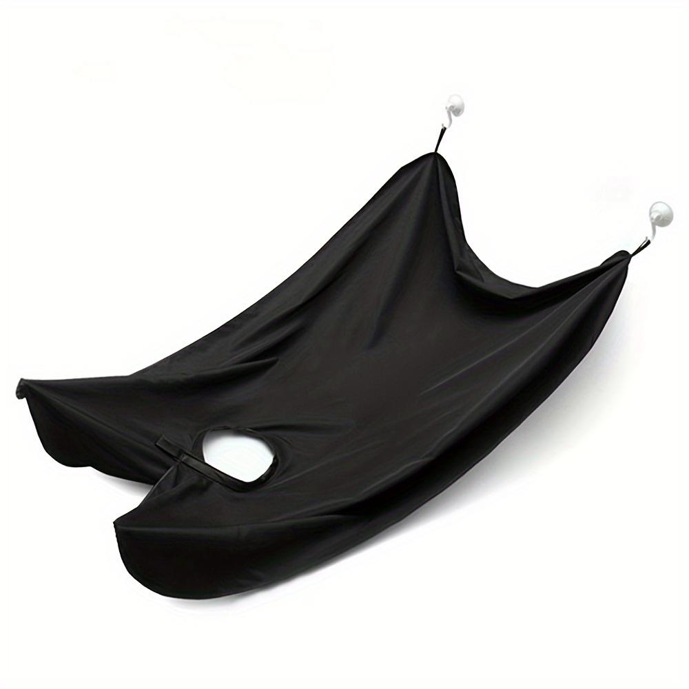 

Beard Bib Apron, Beard Bib Hair Catcher for Shaving, Non-Stick Beard Shave Cape with Suction Cups, Grooming Accessories for Men чорний