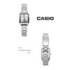 Casio Ltp V007d 2eudf  Ltp V007d 2e  Analog Square Sat Student Women S Metal Watch