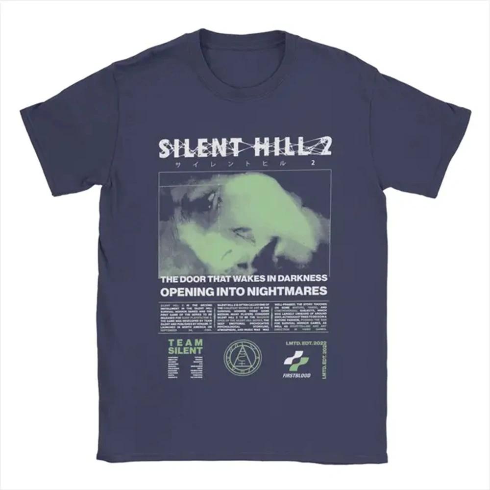 

Vintage Unisex Silent Hill 2 Tshirt High Quality Cotton Unisex Oversized T Shirt Round Neck Unisex Tee Clothing Harajuku Y2k Tops M