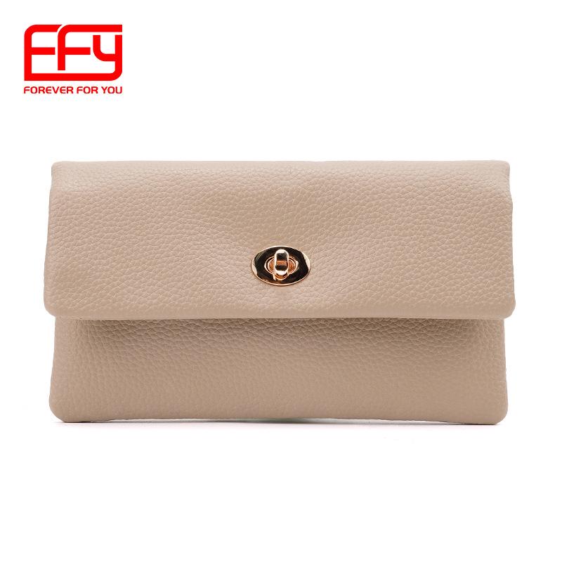 

Стильный корейский длинный женский кошелек из искусственной кожи с карманом-книжкой и модным замком абрикосовый